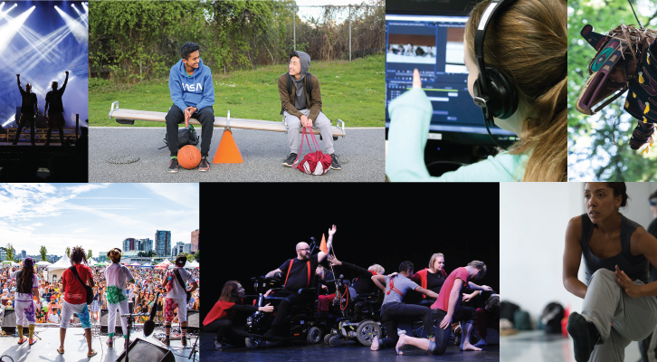 Collage of Arts and cultural events and projects in Vancouver Collage of Arts and cultural events and projects in Vancouver