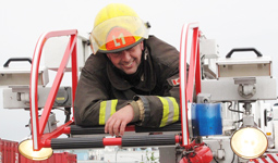 Firefighter ladder training Firefighter ladder training